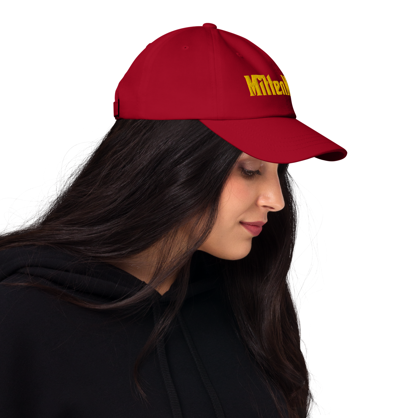 Michigan 'MittenMafia' Dad Hat (Gangster Font) | Gold Embroidery