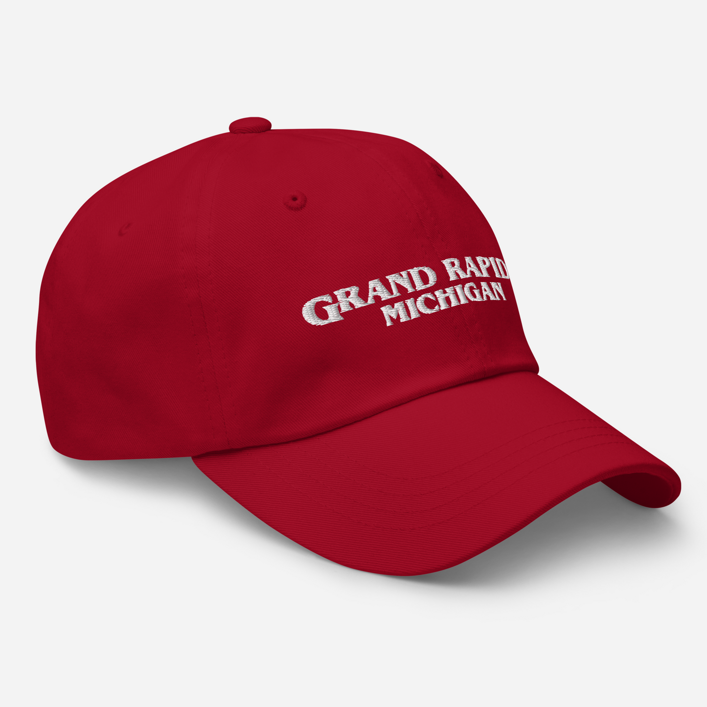 'Grand Rapids Michigan' Dad Hat (1980s Drama Parody)