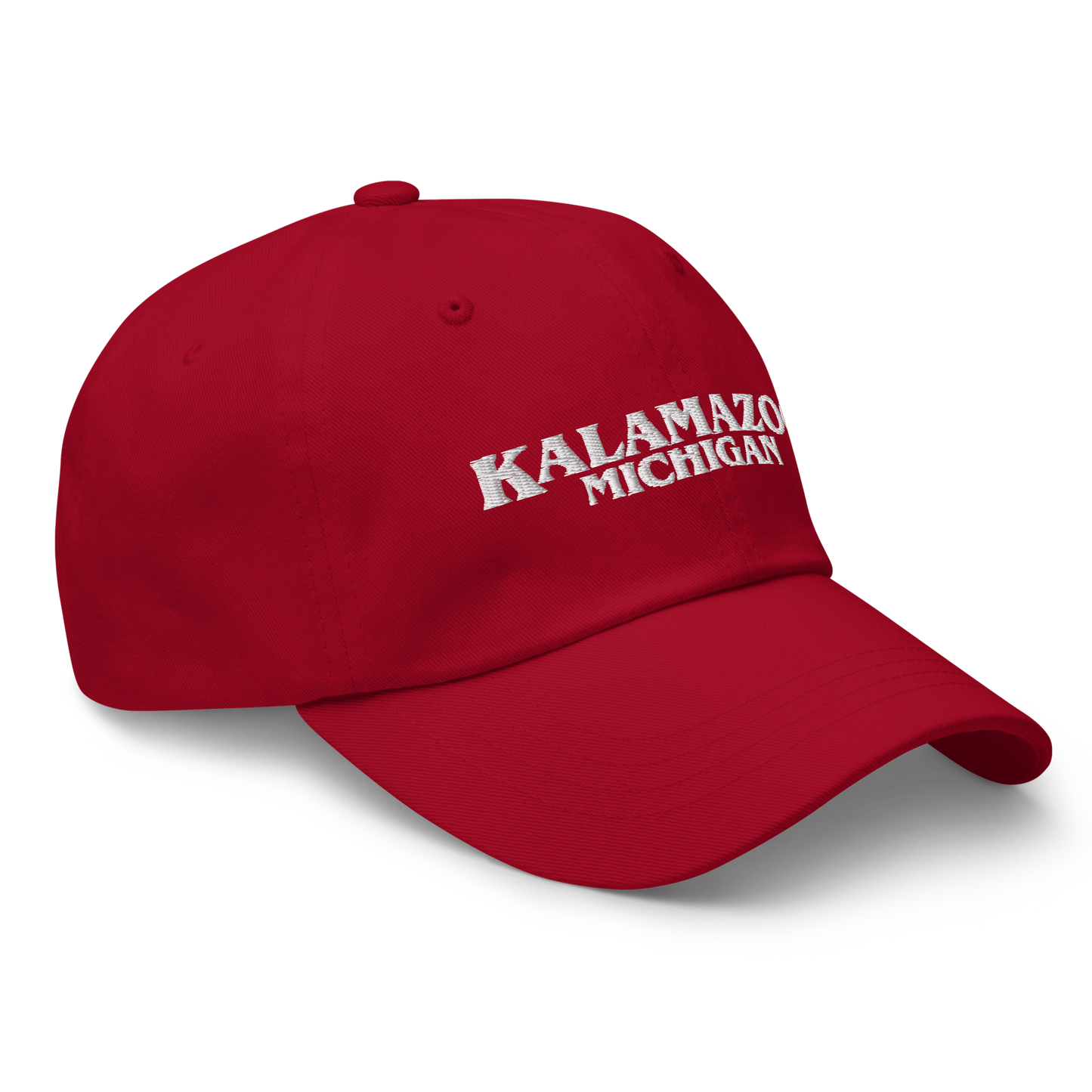 'Kalamazoo Michigan' Dad Hat (1980s Drama Parody)