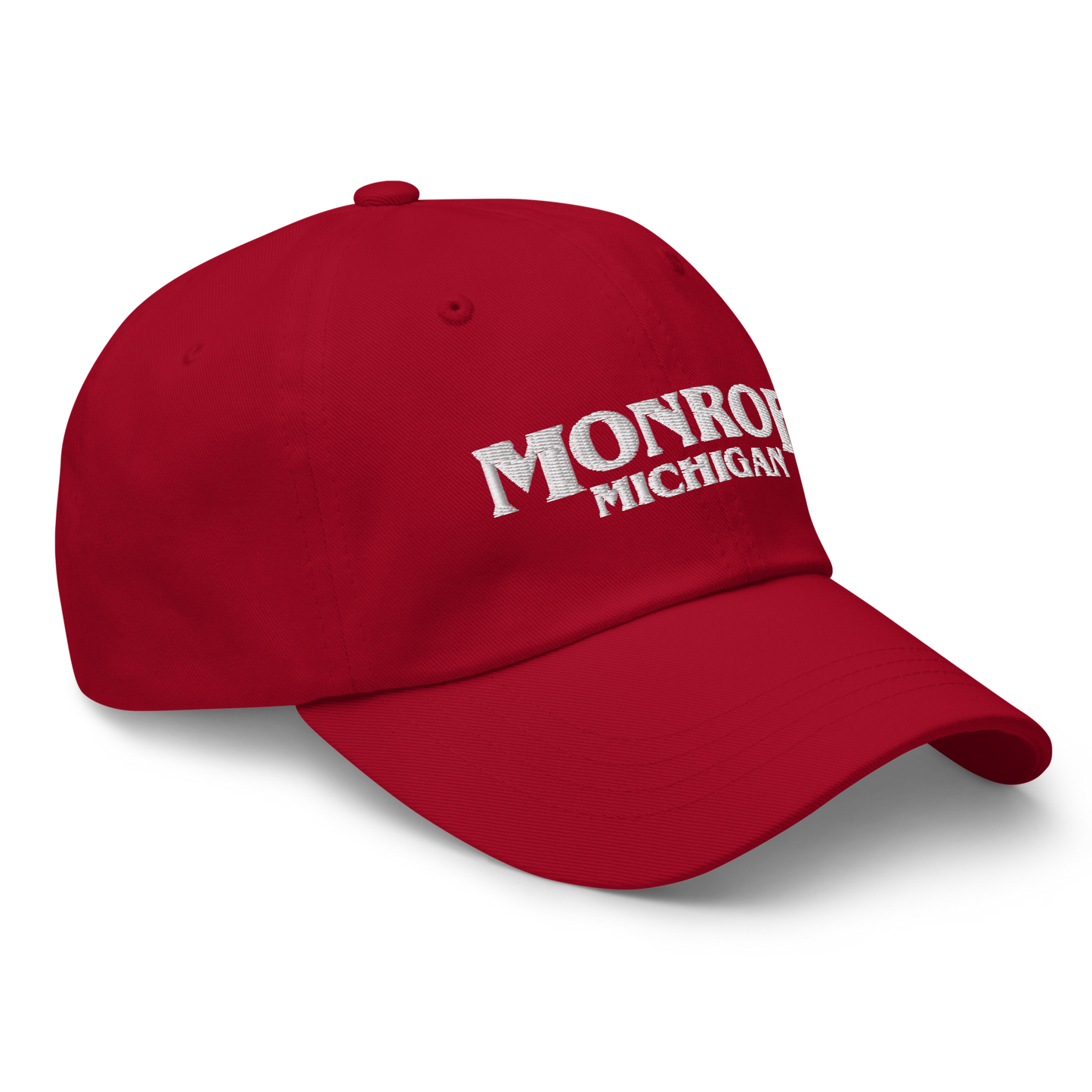 'Monroe Michigan' Dad Hat (1980s Drama Parody)