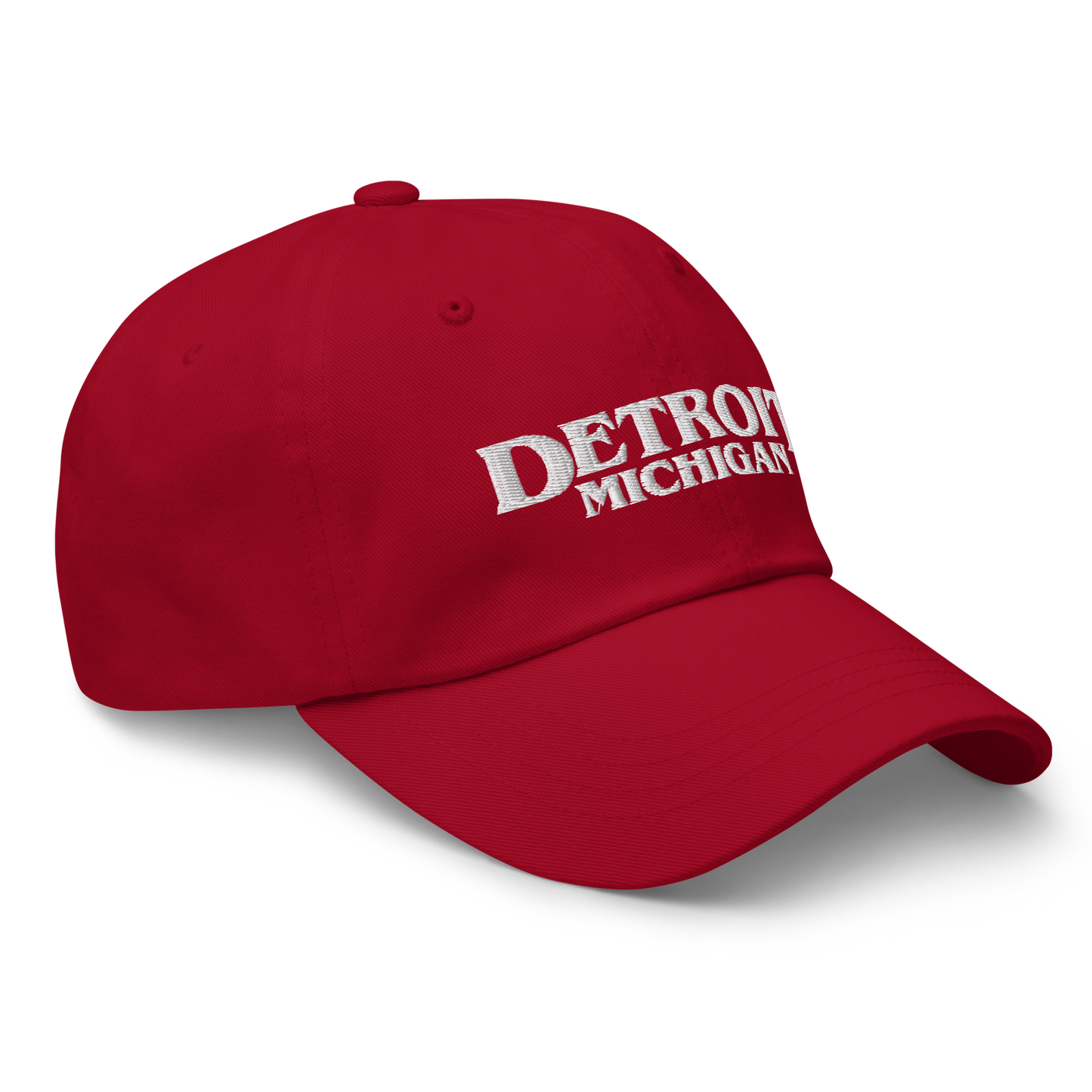 'Detroit Michigan' Dad Hat (1980s Drama Parody)