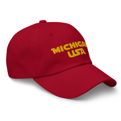 'Michigan USA' Dad Hat (Epic Sci-Fi Parody)