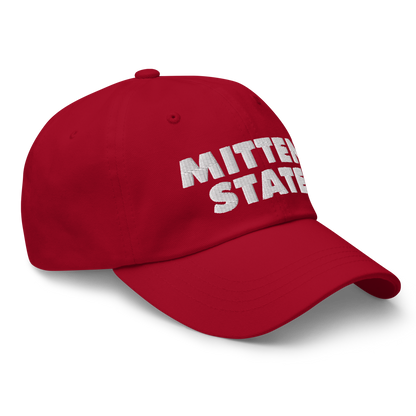 Michigan 'Mitten State' Dad Hat (Geometric Sans Font)