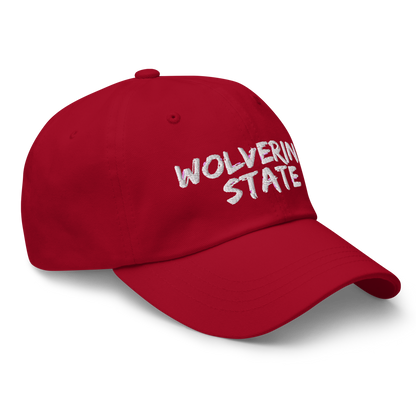 Michigan 'Wolverine State' Dad Hat (Angry Brush Font)