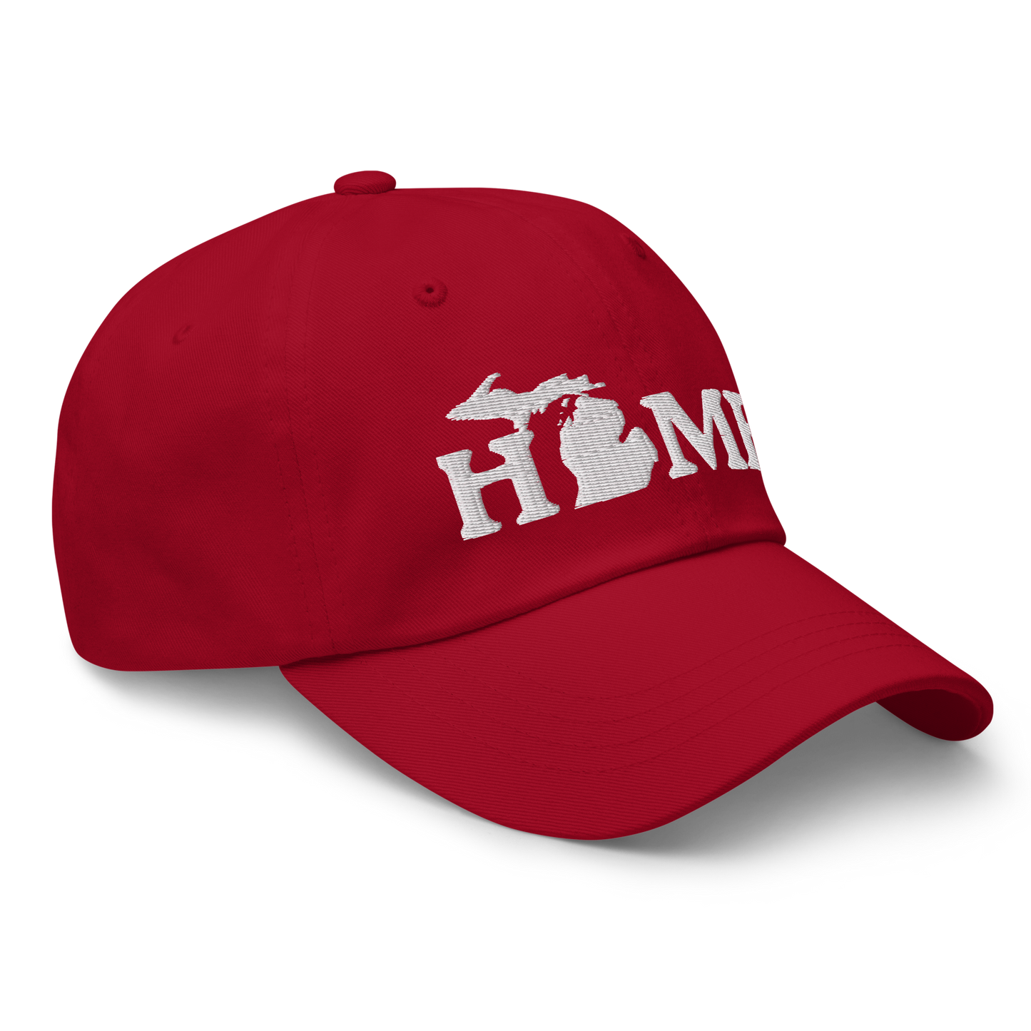 Michigan 'Home' Dad Hat (Woodcut Font)