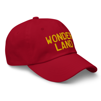 Michigan 'Wonderland' Dad Hat (Licence Plate Font) | Gold Embroidery