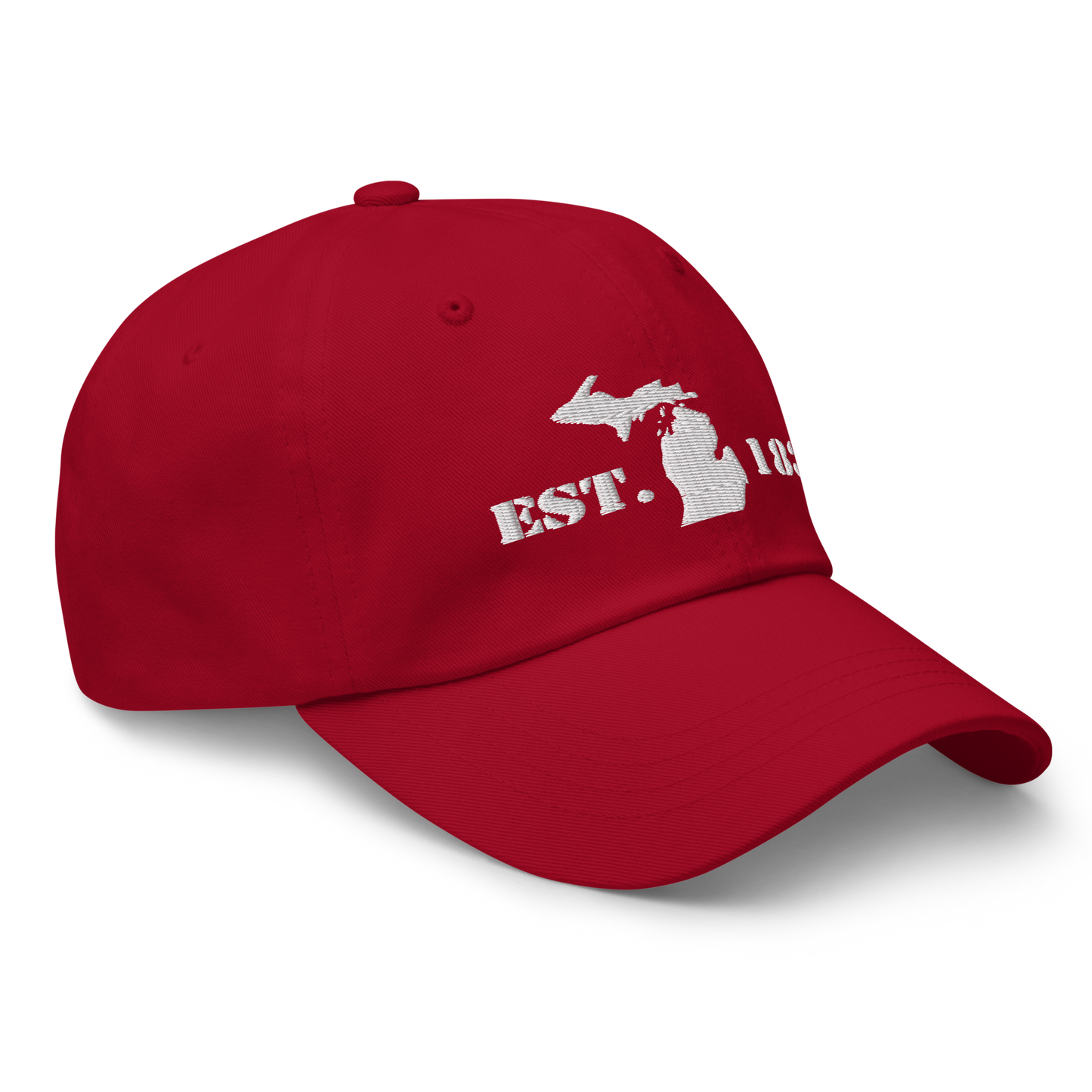 Michigan 'EST 1837' Dad Hat (Army Font)