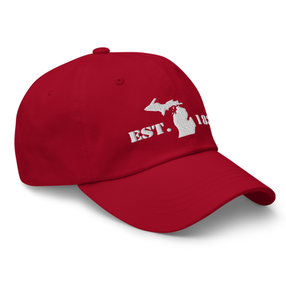 Michigan 'EST 1837' Dad Hat (Army Font)