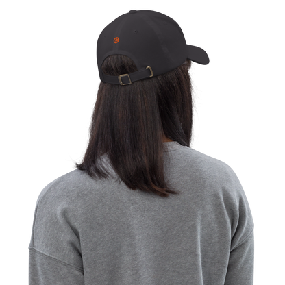 Detroit 'Old French D' Dad Hat (w/ Side Design) | Orange Embroidery