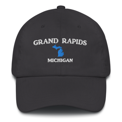 'Grand Rapids Michigan' Dad Hat (w/ Michigan Outline)