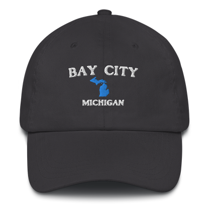 'Bay City Michigan' Dad Hat (w/ Michigan Outline)