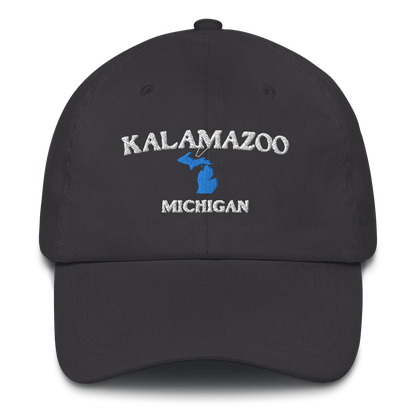 'Kalamazoo Michigan' Dad Hat (w/ Michigan Outline)