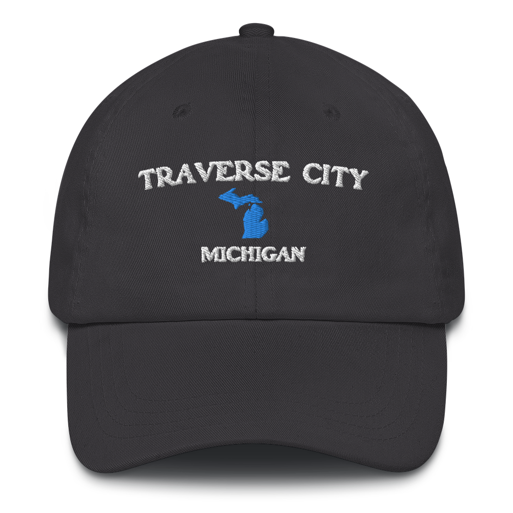 'Traverse City Michigan' Dad Hat (w/ Michigan Outline)