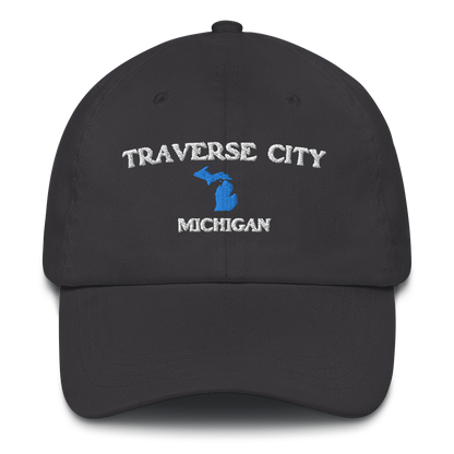 'Traverse City Michigan' Dad Hat (w/ Michigan Outline)