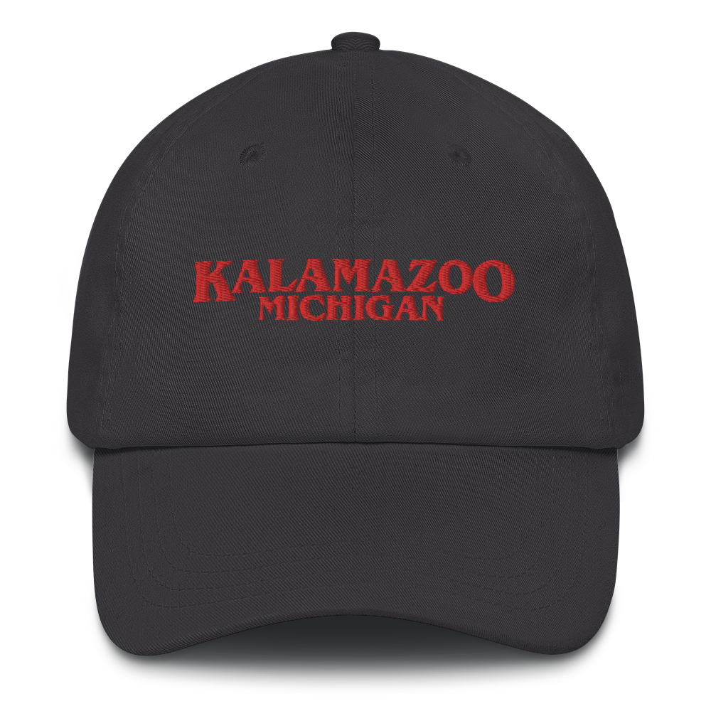 'Kalamazoo Michigan' Dad Hat (1980s Drama Parody)