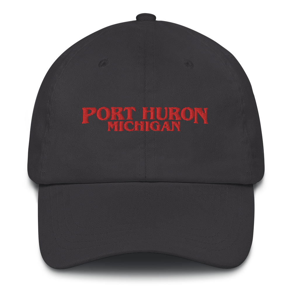 'Port Huron Michigan' Dad Hat (1980s Drama Parody)