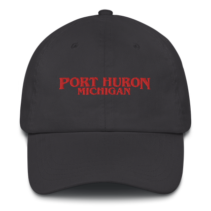 'Port Huron Michigan' Dad Hat (1980s Drama Parody)