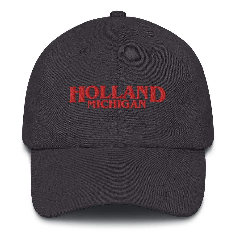 'Holland Michigan' Dad Hat (1980s Drama Parody)