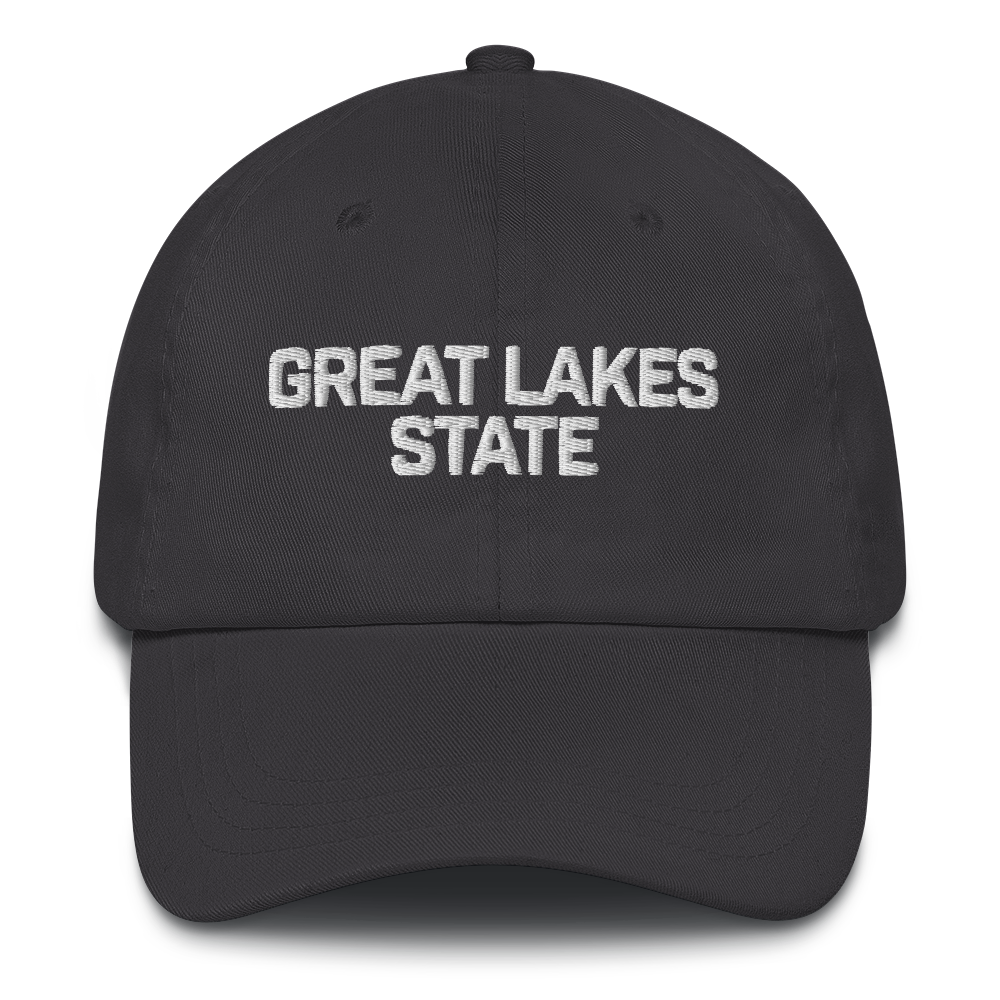 Michigan 'Great Lakes State' Dad Hat (Maritime Font)