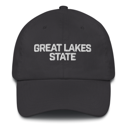 Michigan 'Great Lakes State' Dad Hat (Maritime Font)