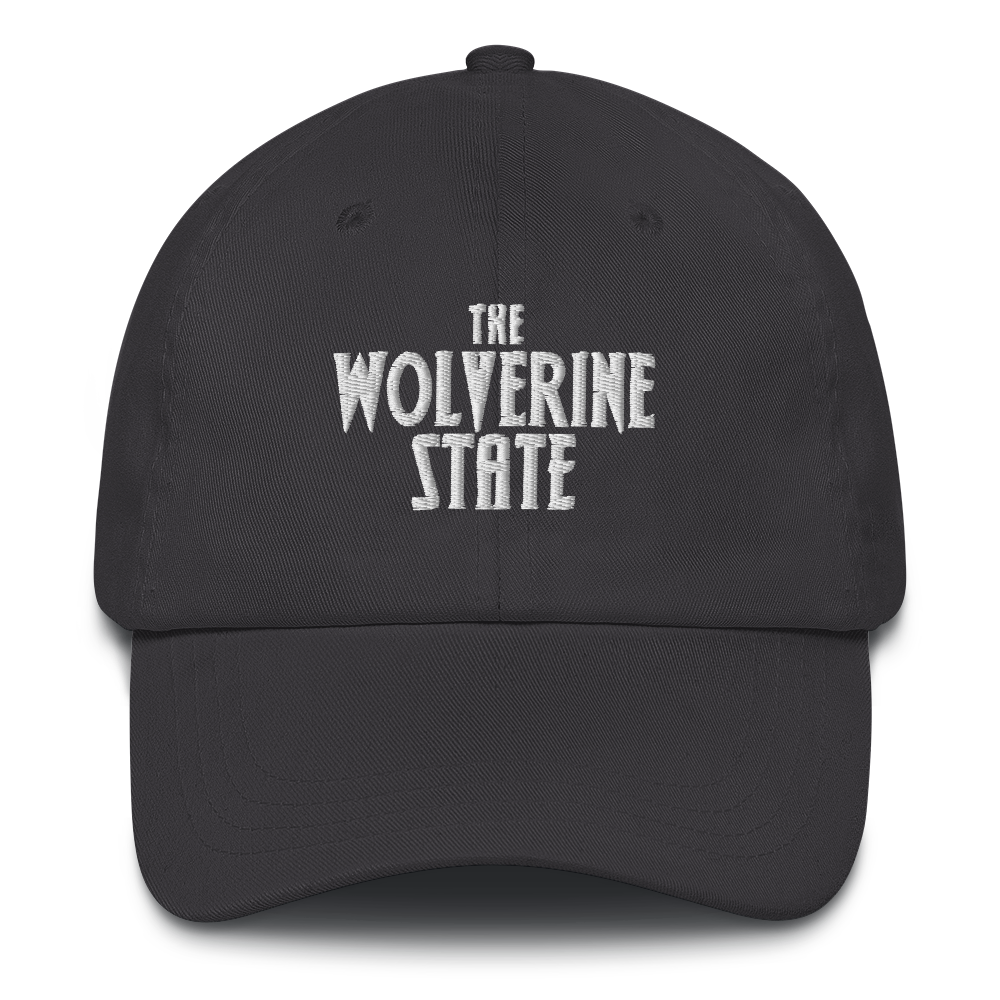 'The Wolverine State' Dad Hat (Vicious Mustelid Font)