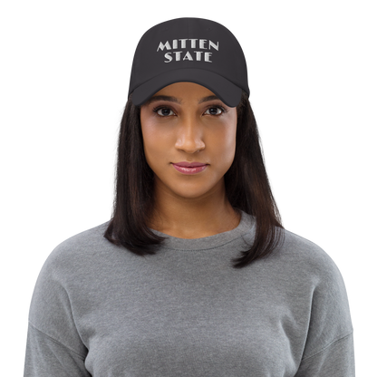 Michigan 'Mitten State' Dad Hat (Art Deco Font)