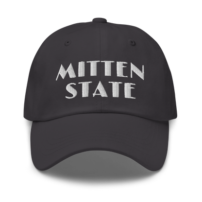 Michigan 'Mitten State' Dad Hat (Art Deco Font)