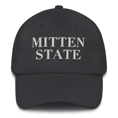 Michigan 'Mitten State' Dad Hat (Didone Font)