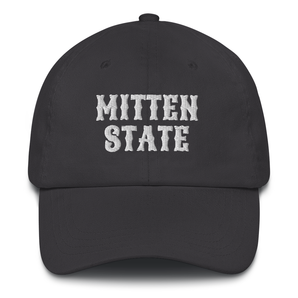 Michigan 'Mitten State' Dad Hat (Western Font)