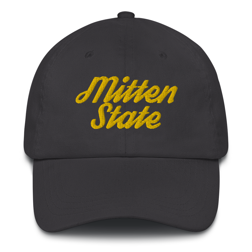 Michigan 'Mitten State' Dad Hat (Script Font)