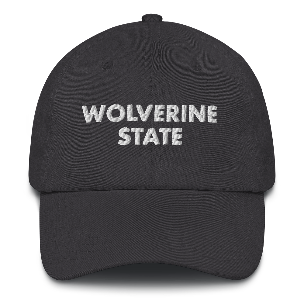 Michigan 'Wolverine State' Dad Hat (Geometric Sans Font)