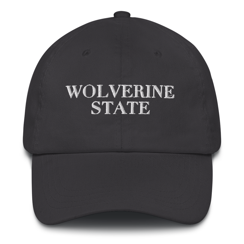 Michigan 'Wolverine State' Dad Hat (Didone Font)