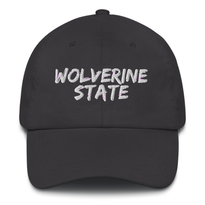 Michigan 'Wolverine State' Dad Hat (Angry Brush Font)