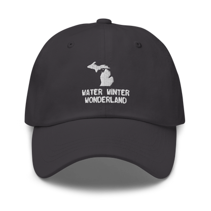 'Water Winter Wonderland' Dad Hat (w/ Michigan Outline)