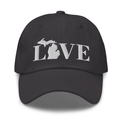 Michigan 'Love' Dad Hat (Didone Font)