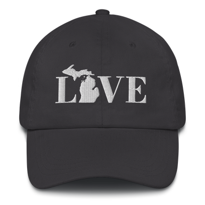 Michigan 'Love' Dad Hat (Didone Font)