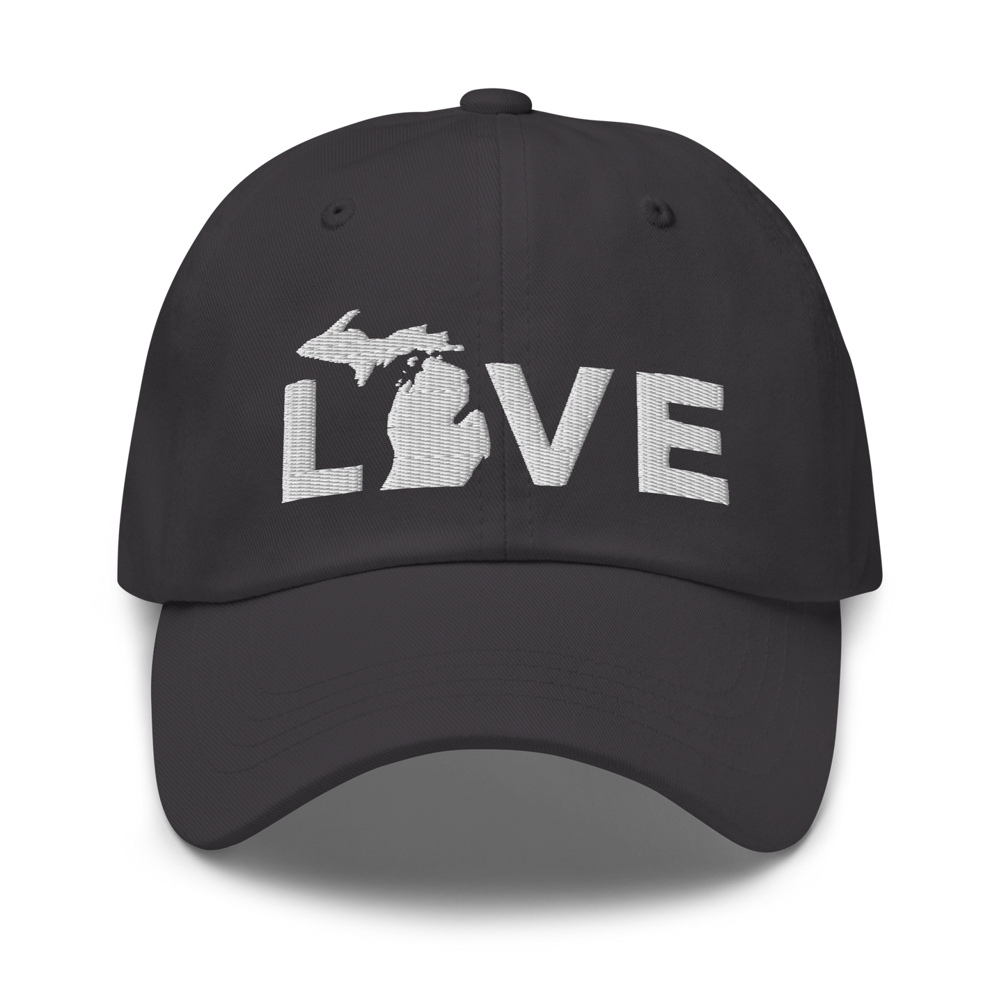 Michigan 'Love' Dad Hat (Geometric Sans Font)