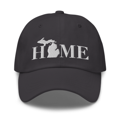 Michigan 'Home' Dad Hat (Didone Font)