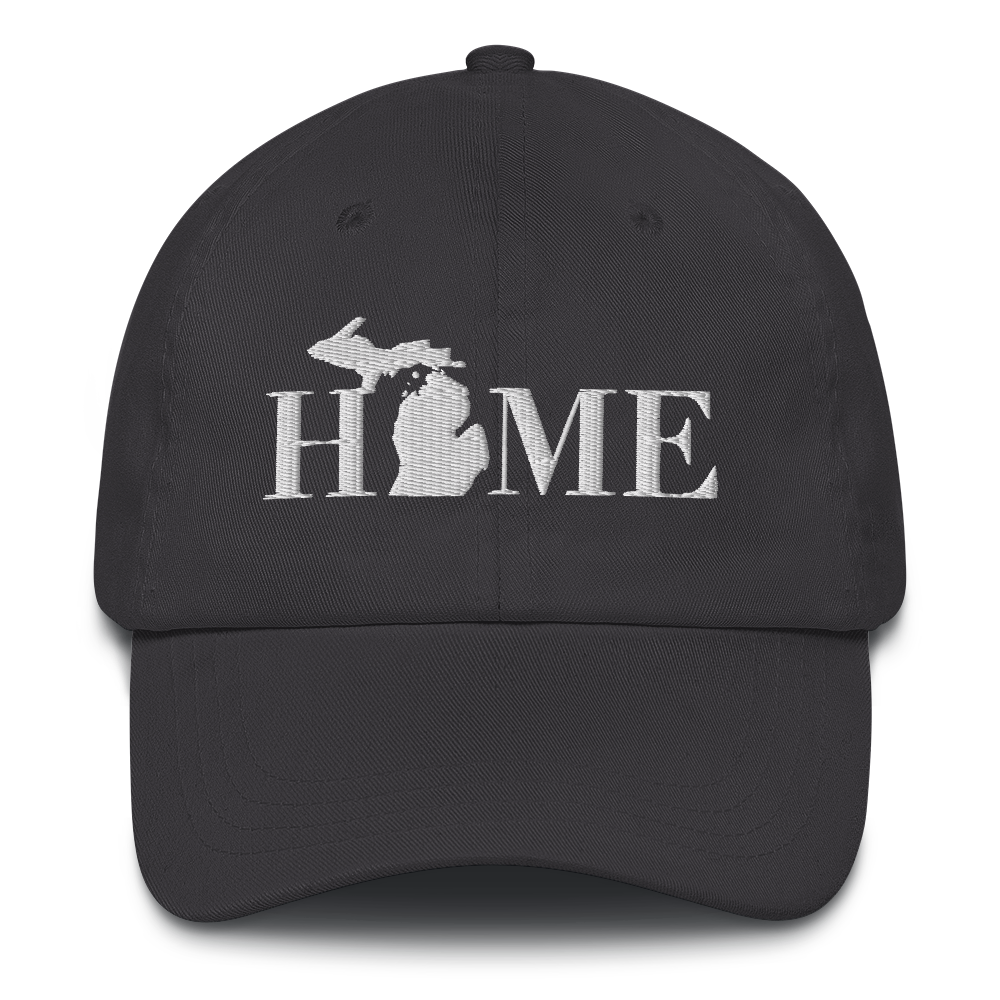 Michigan 'Home' Dad Hat (Didone Font)