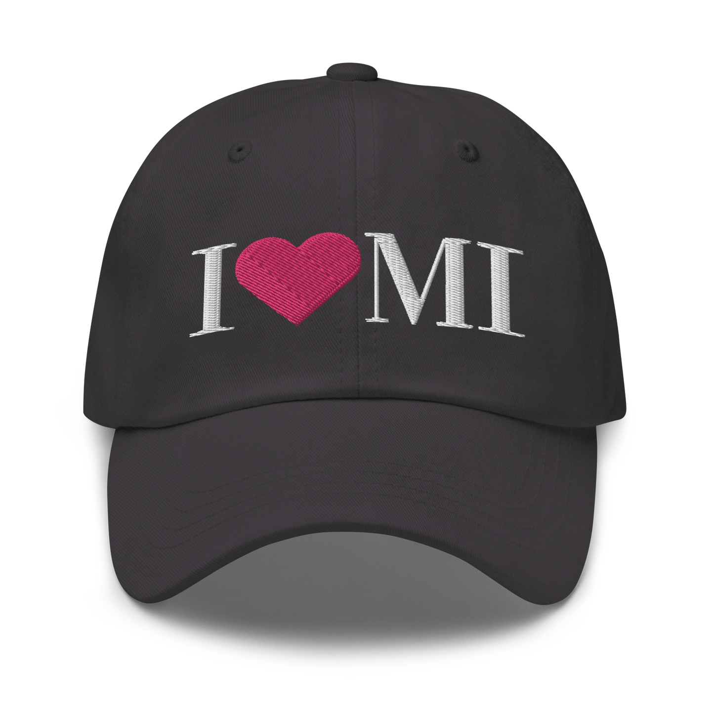 Michigan 'I ❤️ MI' Dad Hat (Didone Font)