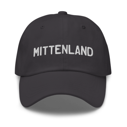 Michigan 'Mittenland' Dad Hat (Licence Plate Font)