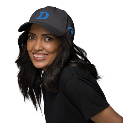 Detroit 'Old French D' Dad Hat (w/ Side Design) | Azure Embroidery