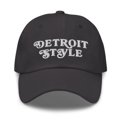 'Detroit Style' Dad Hat (w 'MDCCI' Side Design)