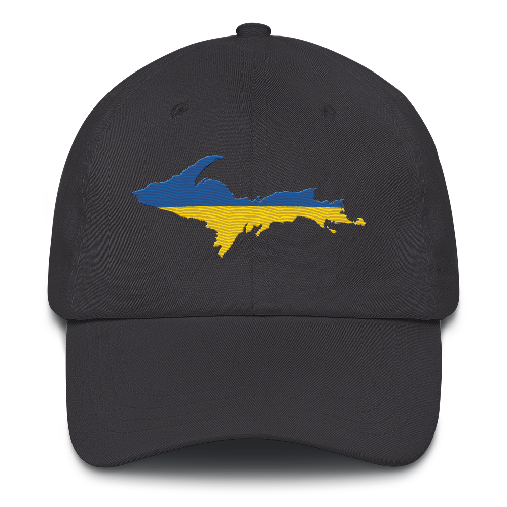 Michigan Upper Peninsula Dad Hat (Ukraine Edition)