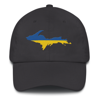 Michigan Upper Peninsula Dad Hat (Ukraine Edition)