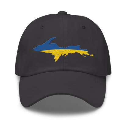 Michigan Upper Peninsula Dad Hat (Ukraine Edition)