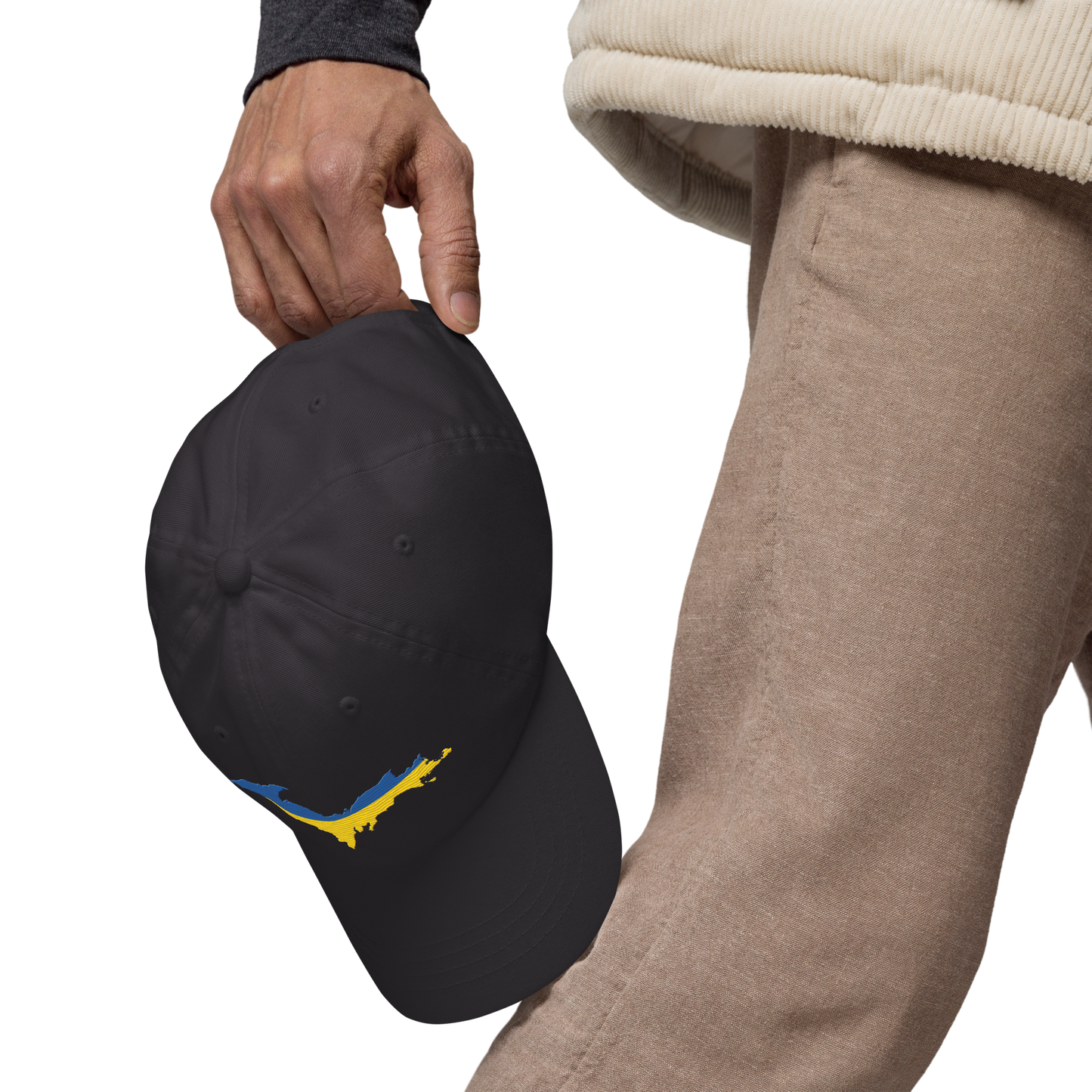 Michigan Upper Peninsula Dad Hat (Ukraine Edition)