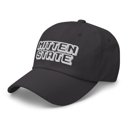 Michigan 'Mitten State' Dad Hat (Arcade Font)