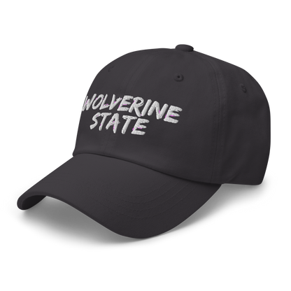 Michigan 'Wolverine State' Dad Hat (Angry Brush Font)