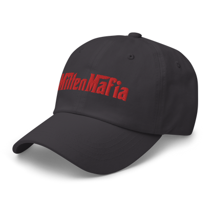 Michigan 'MittenMafia' Dad Hat (Gangster Font) | Red Embroidery